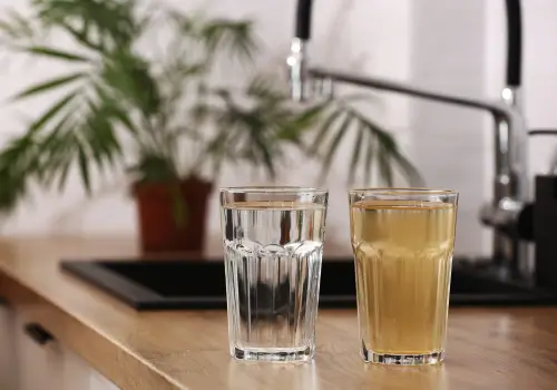 dirty and clean water