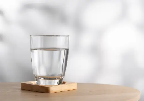 glass of water