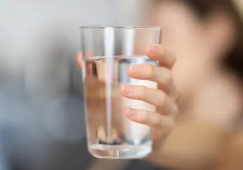 holding glass